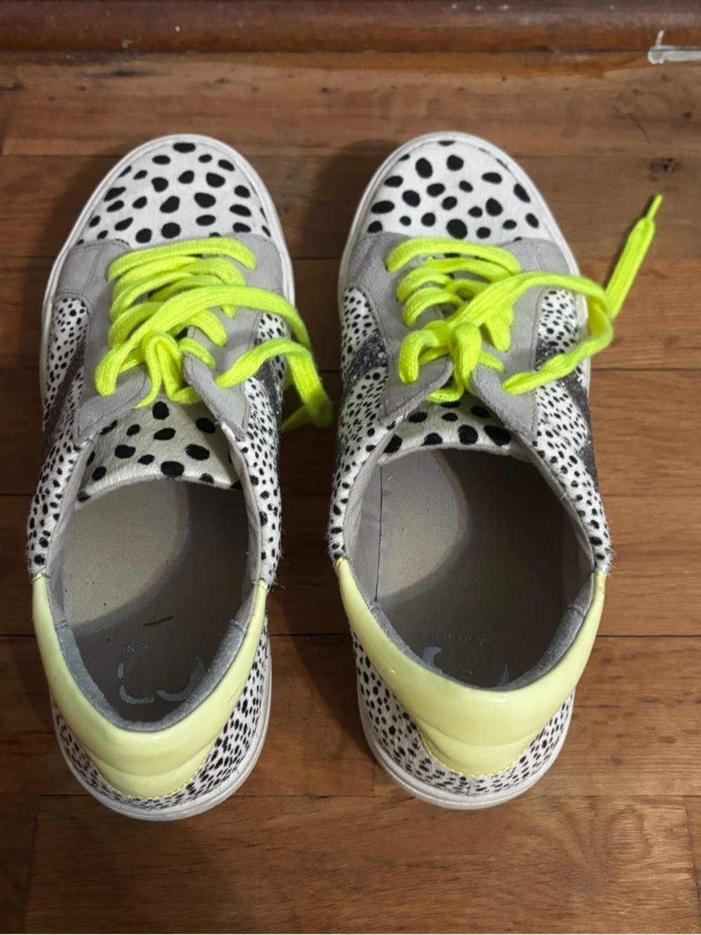 Gianni Bini animal print fashion sneakers - Picture 5 of 7